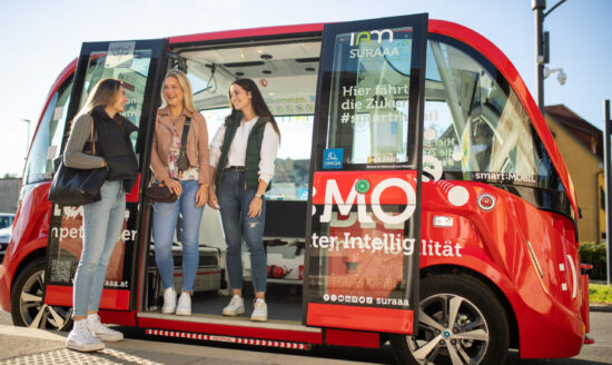 Modelfotos im Shuttle